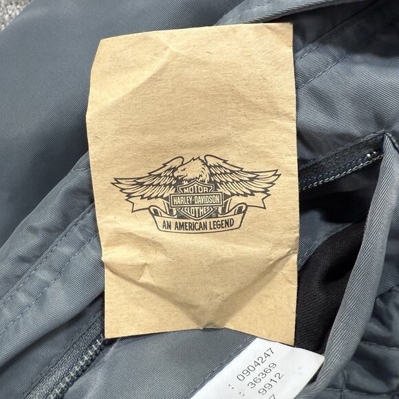 Genuine Harley Davidson Twin Cam 88 Nylon Bomber Jacket Quilt Lined Unisex Sz XS - Picture 15 of 16